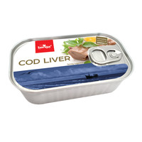COD LIVER WITH BAY LEAF AND BLACK PEPPER 115G