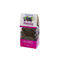 Candied black currants, 500g in plastic bag