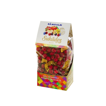 CANDIED FRUITS - MIX, 500G IN PLASTIC BAG