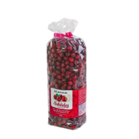 Candied big cranberries, 1kg in plastic bag