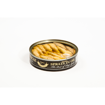 SMOKED SPRATS IN OIL 160G “THE BEST OF RIGA GOLD”