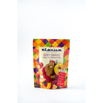 CANDIED BERRIES AND FRUIT MIX, 50G