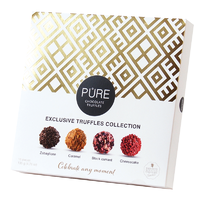 EXCLUSIVE CHOCOLATE TRUFFLES COLLECTION 16 (GOLD PATTERN)