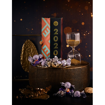CELEBRATE 2021 PARTY BOX WITH ASSORTED DOUBLE TWISTED CHOCOLATE TRUFFLES