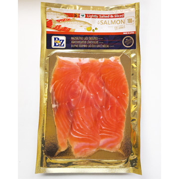 LIGHTLY SALTED AND SLICED SALMON