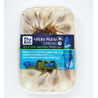 Herring fillet in oil with sea cabbages “Duets”