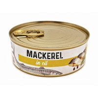 Atlantic mackerel in oil 240g